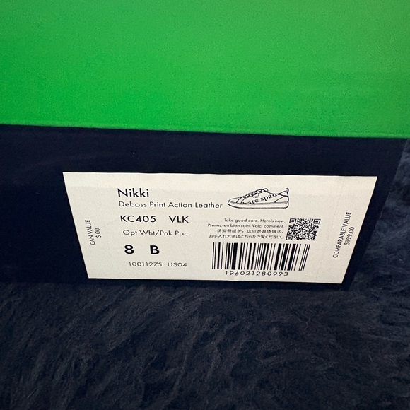 Kate Spade Nikki Deboss Print Action Sneakers (8) - NIB - Picture 7 of 7